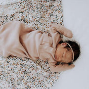 Pressed Petals Muslin Swaddle
