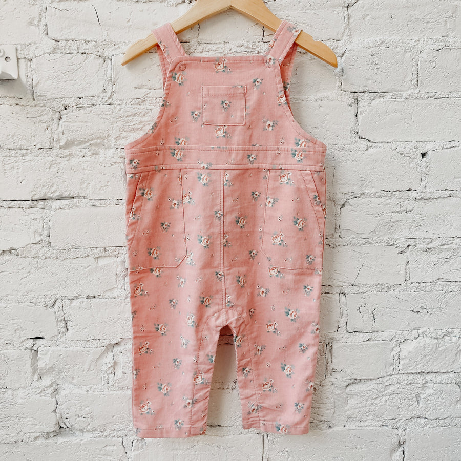 Rose Corduroy Overalls
