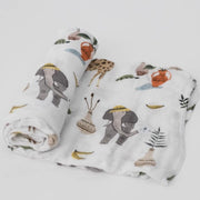 Safari Social Deluxe Muslin Swaddle