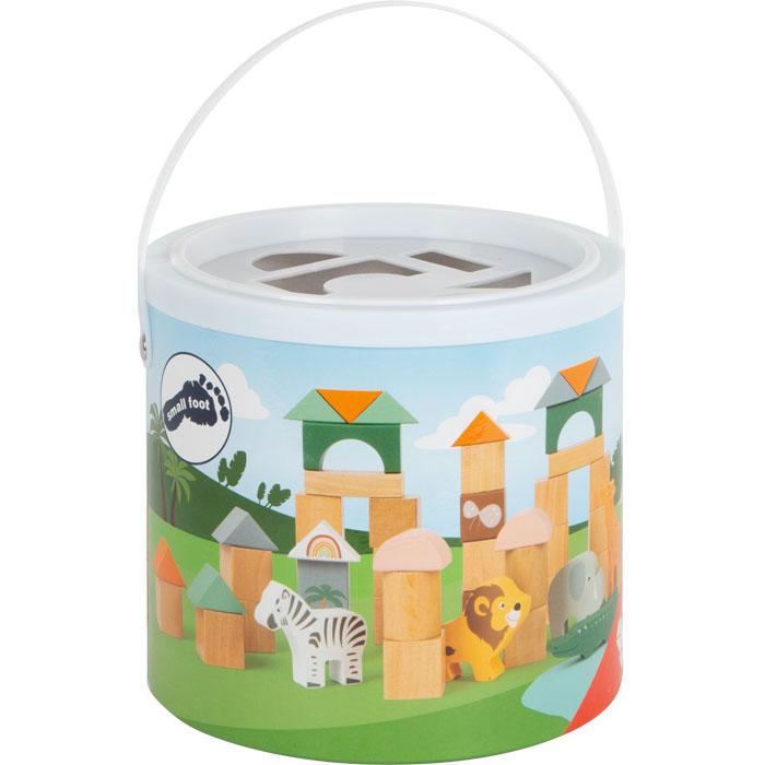 Safari Wooden Building Blocks