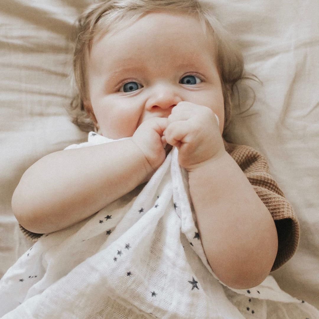 Shooting Stars Muslin Swaddle