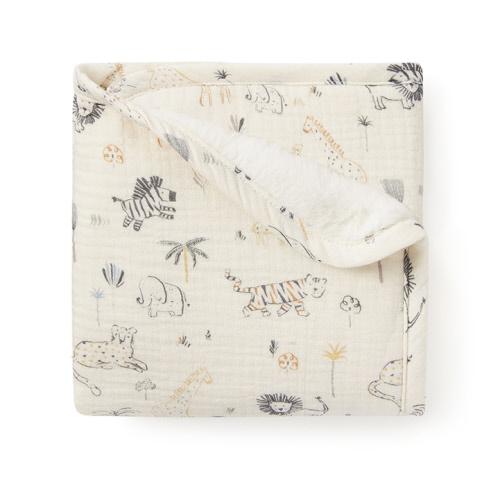 Safari Fur Back Blankie
