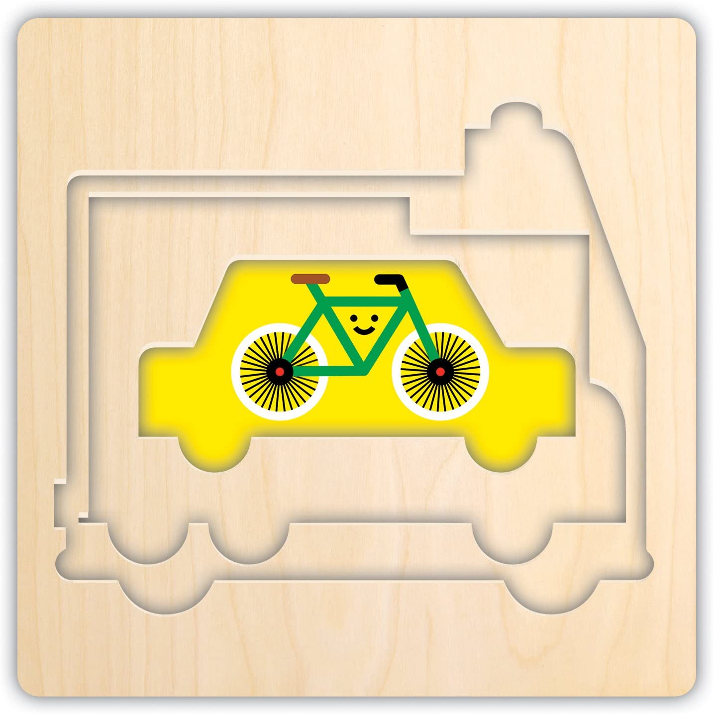 Transportation Friends 4 Layer Puzzle