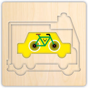 Transportation Friends 4 Layer Puzzle