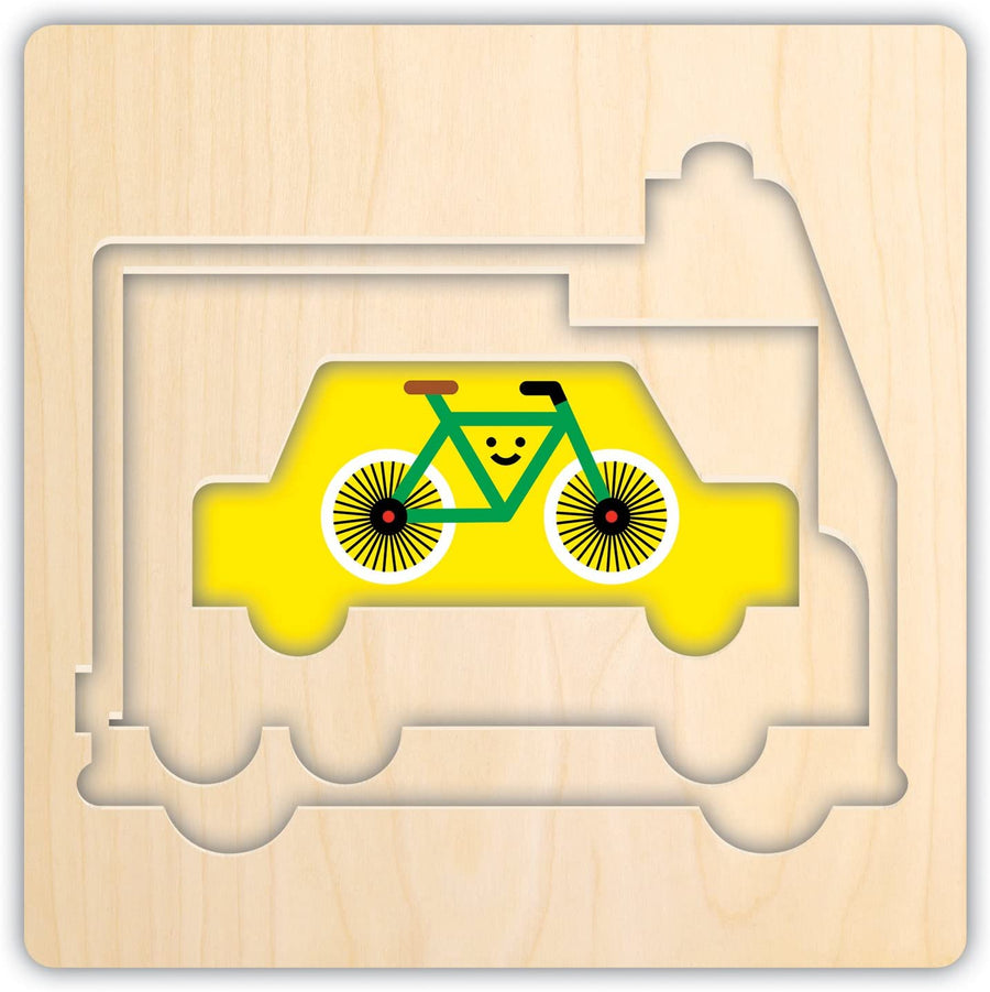 Transportation Friends 4 Layer Puzzle