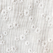 Vanilla Embroidered Swaddle
