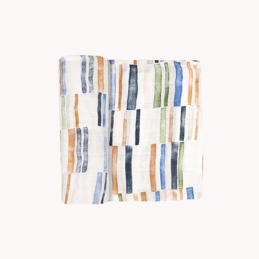 Weston Stripes Deluxe Muslin Swaddle