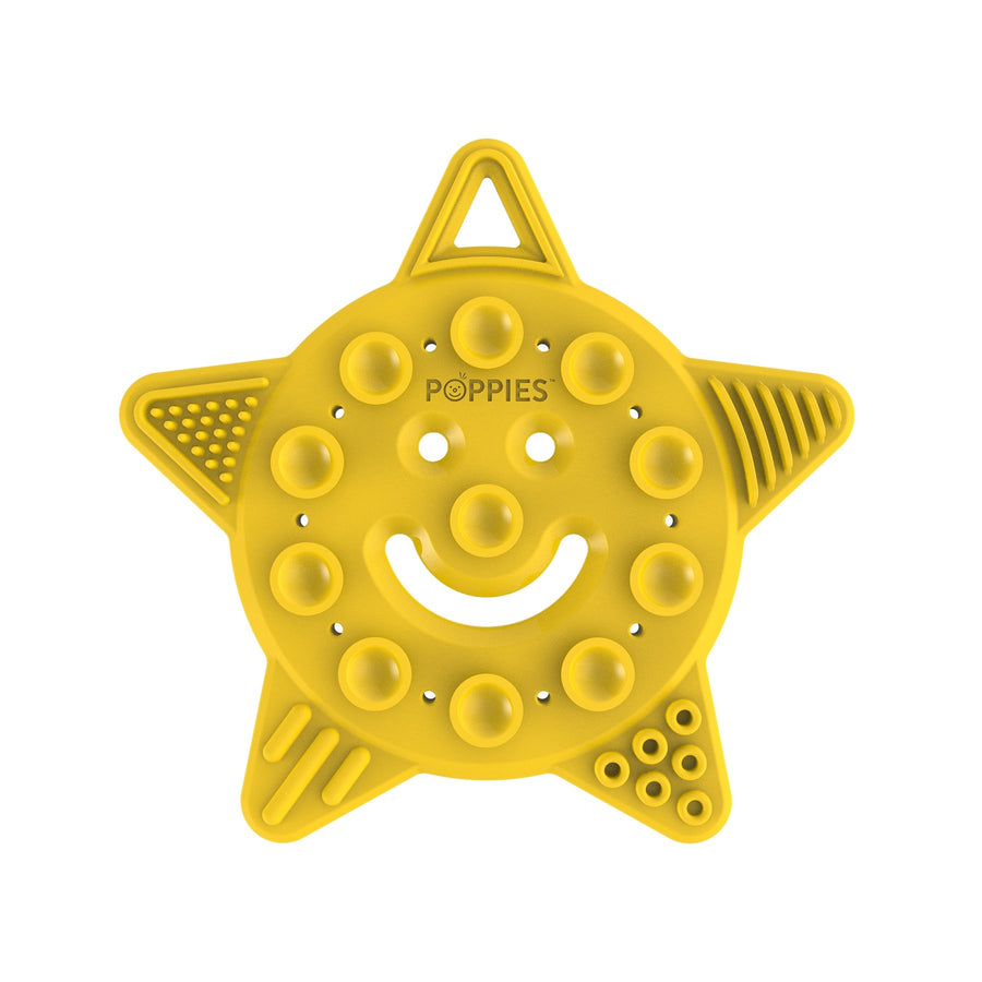 Smiley The Star Teether in Yellow